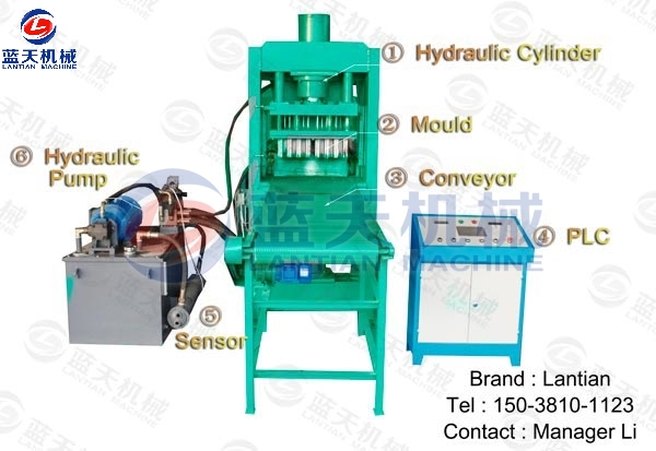 shisha charcoal briquetting making machine