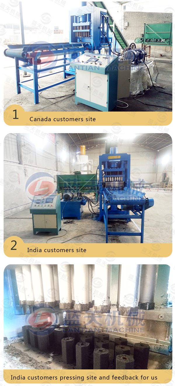 biomass charcoal briquetting machine