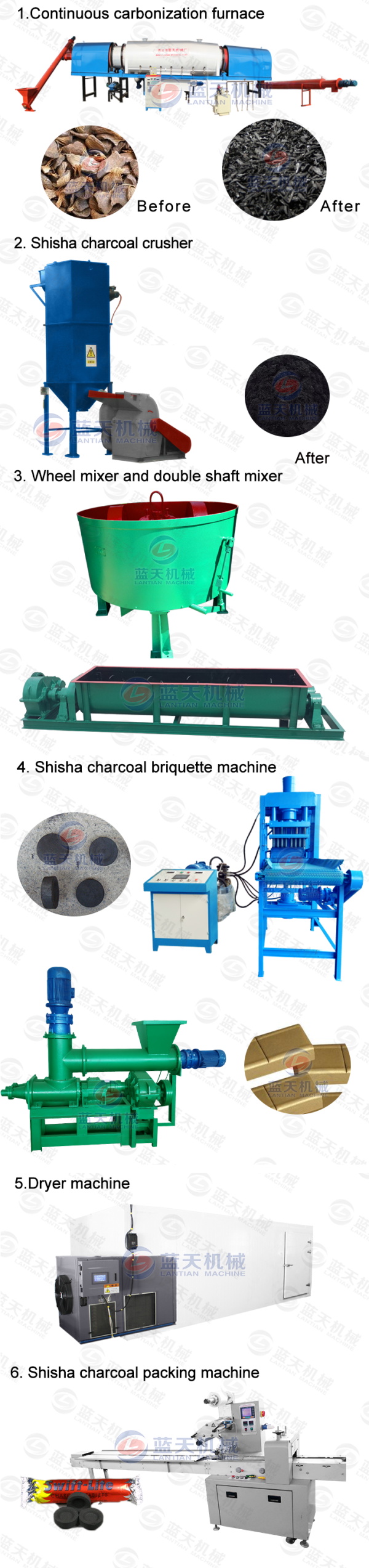 shisha charcoal drying machine