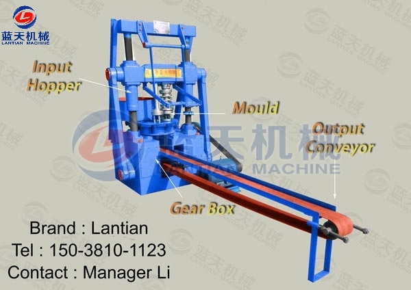 Machines details of honeycomb charcoal briquette machine