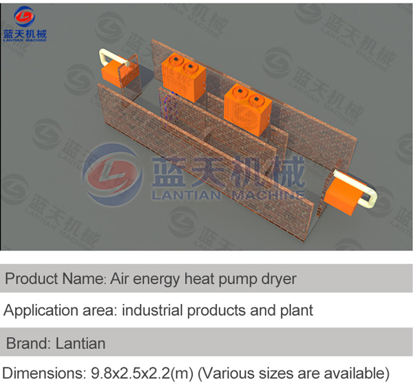 Structure diagram and parameter of shisha charcoal dryer