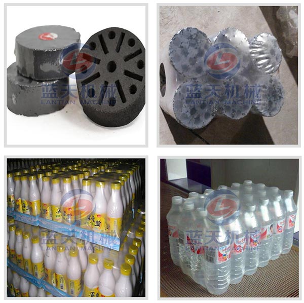 Finished products of honeycomb charcoal packaging machine