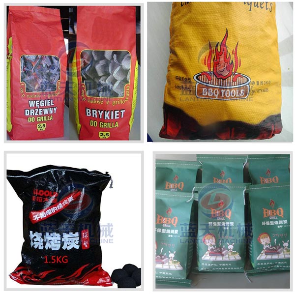 Packaging effect of charcoal packaging machine