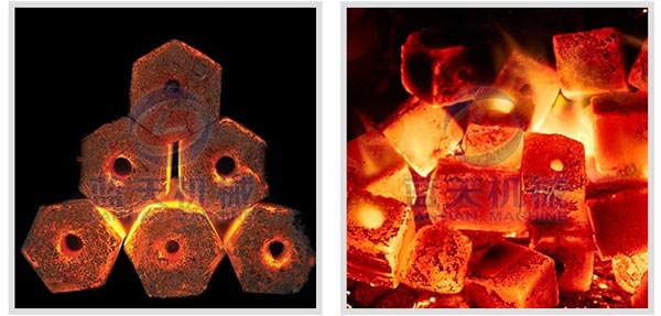 Burning effect of lignite briquetting machine