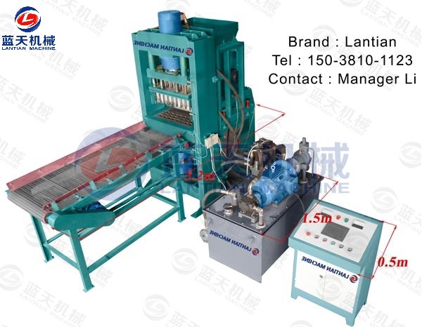 Details of tailings briquetting machine